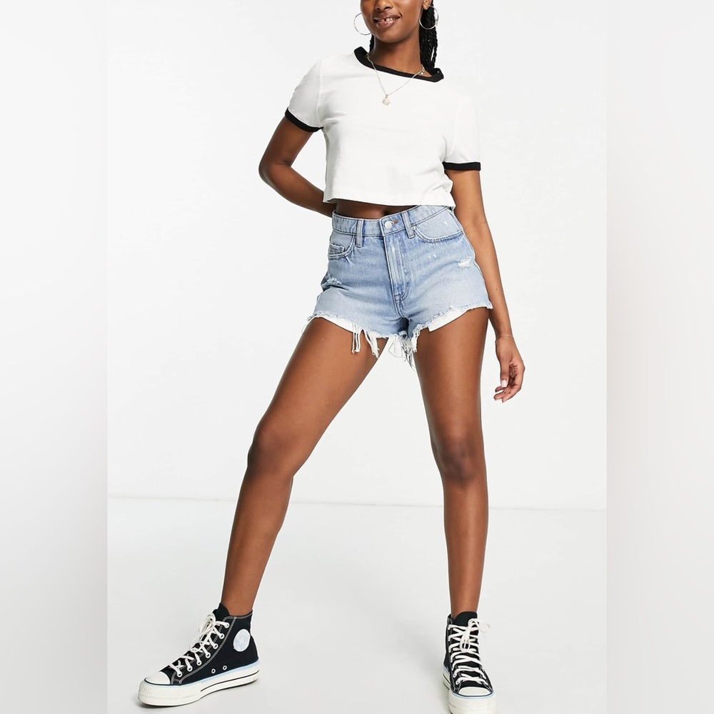 (#143)MISS SELFRIDGE High Rise Denim Shorts